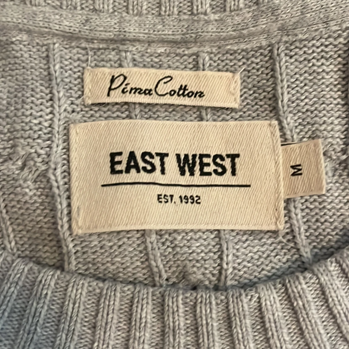 Kabelstickad tröja  - 91