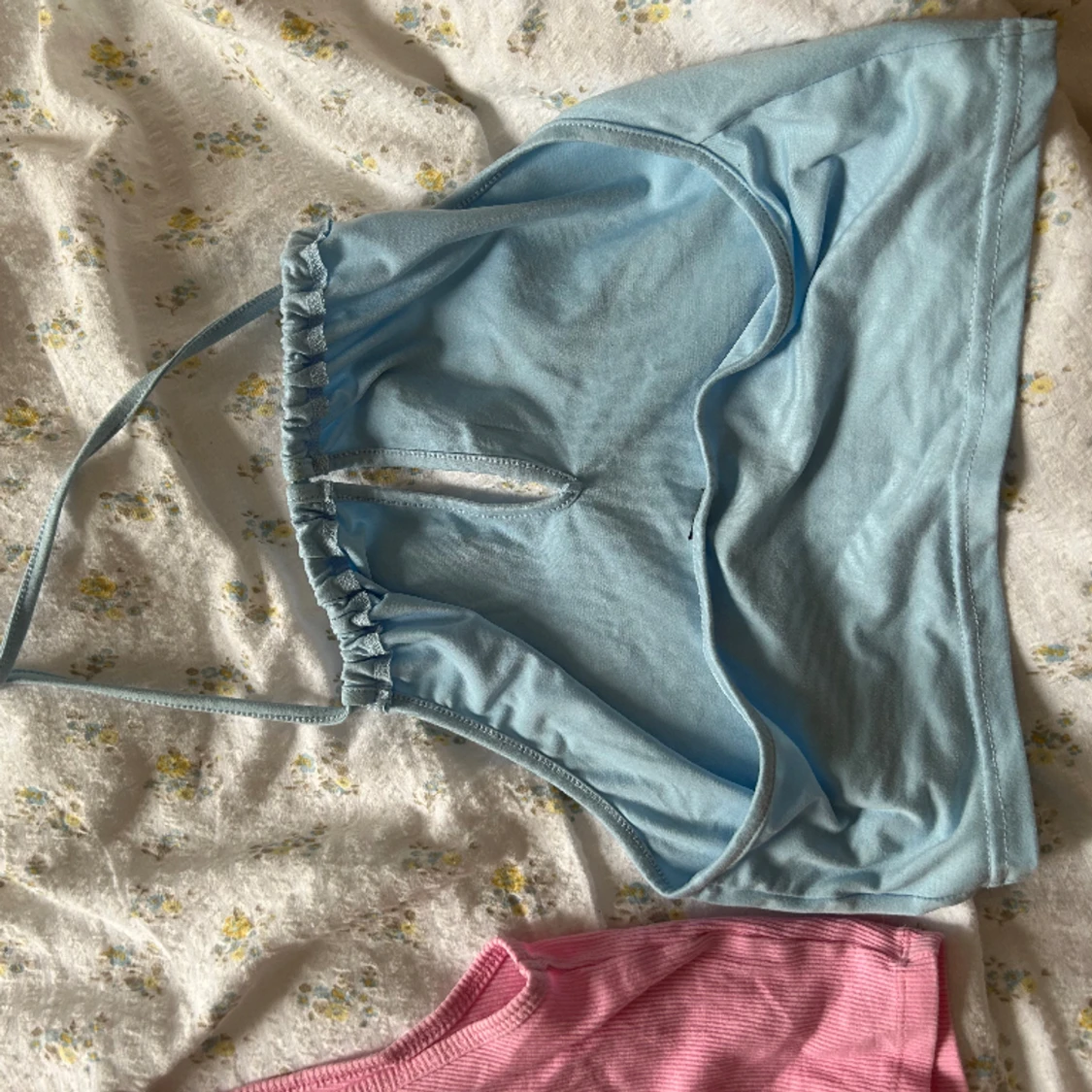 Två somriga toppar (rosa & blå) - 90