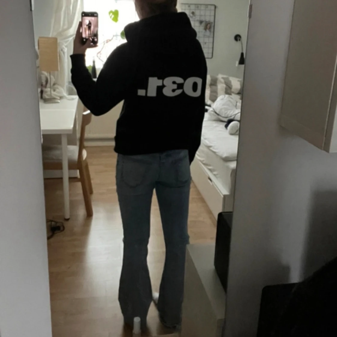 Lågmidjade bootcut jeans - 90