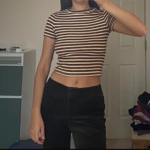 Randig crop top - Randig sommar crop top