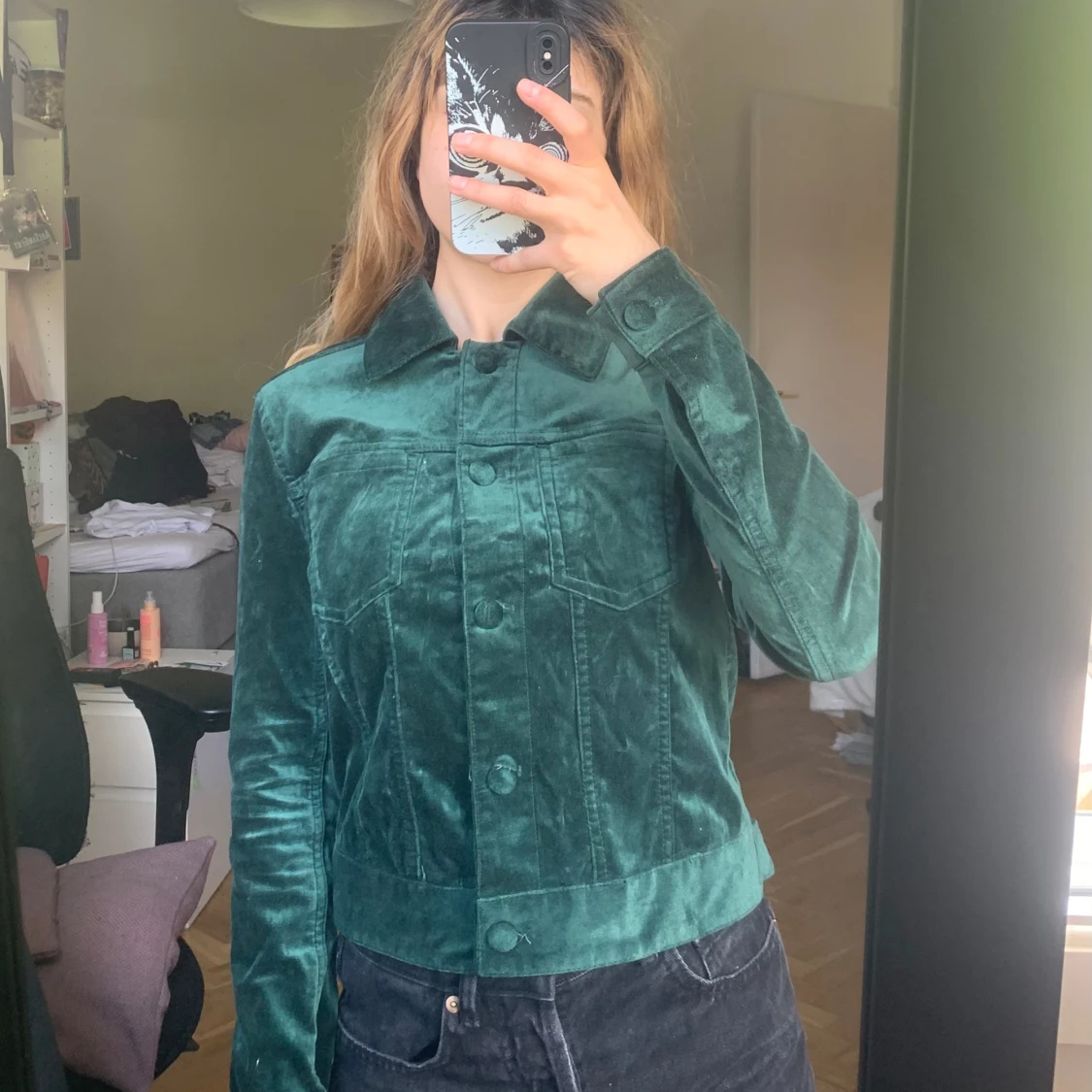 🔥Cropped Jacka (justerbar vid midjan) - 90