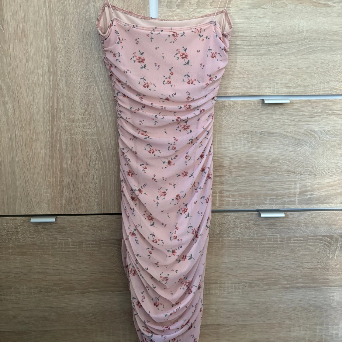 Thin strap print dress - 91