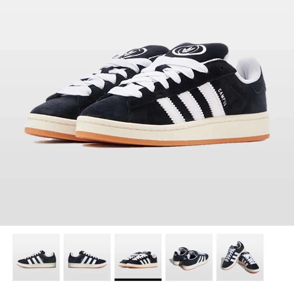 Säljer mina as snygga Adidas campus 00s i färgen ”core black” från merch sweden. Köpta för 1700 väldigt bra skick säljer då de inte kommer till användning pris kan diskuteras kom priv för fler bilder💕. Skor.