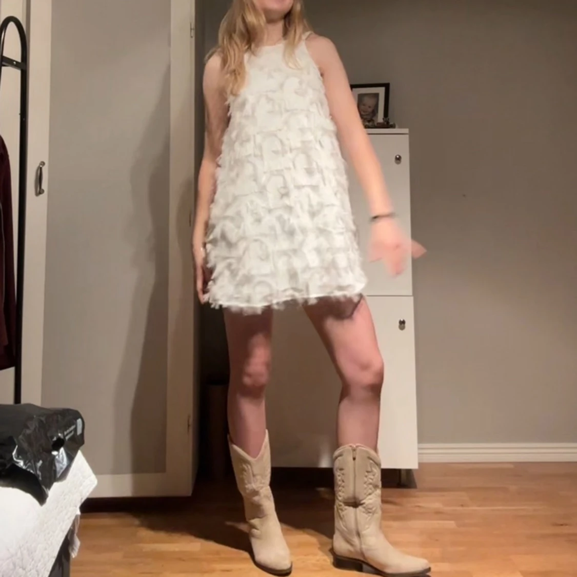 YAS vit klänning - 92