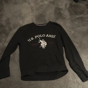 U.S. POLO ASSAN - En Polo tröja i mörkblå och i storek S ett litet hål i armen som går att fixa:) 