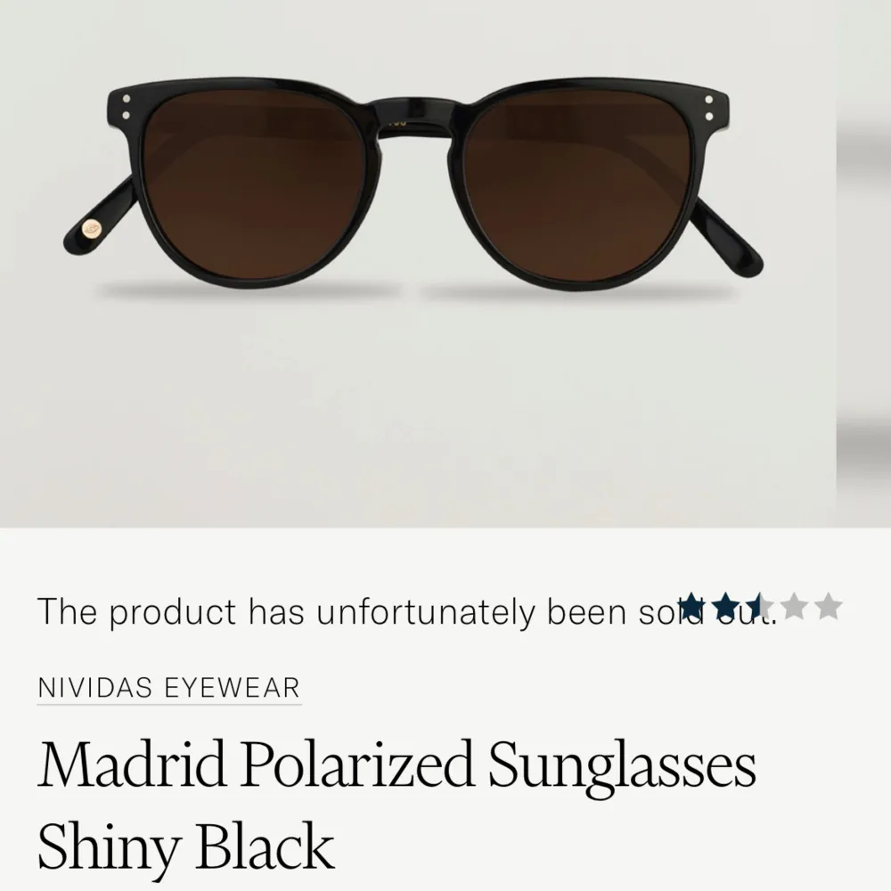 Sprillans nya solbrillor från märket Nividas. De är köpta på Careofcarl för 1199kr. Hör av er vid frågor:). Övrigt.