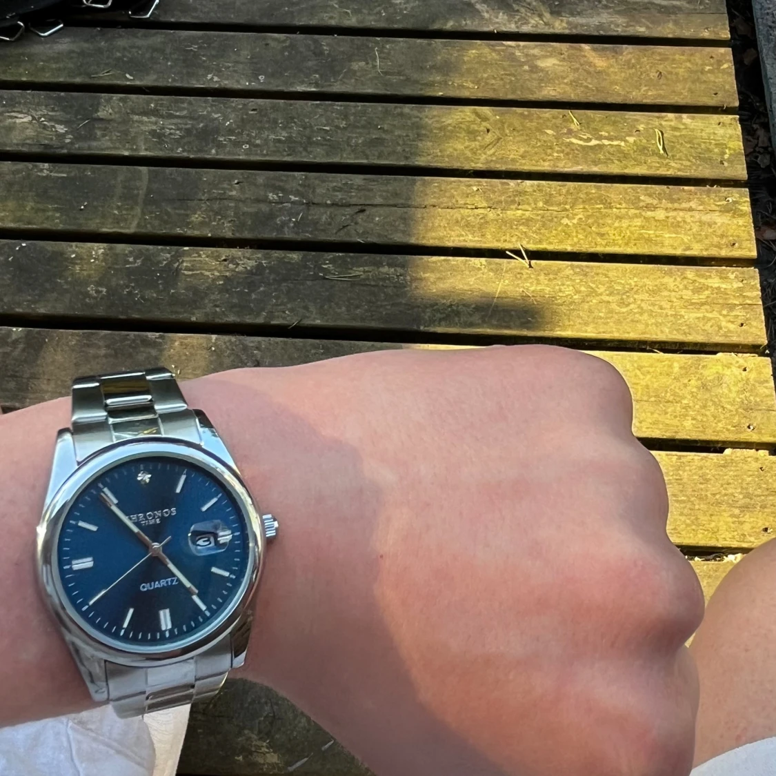 Ljusblå Chronos klocka - 90