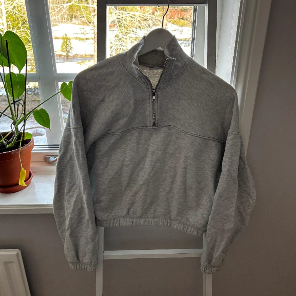 Croppad half-zip - 91