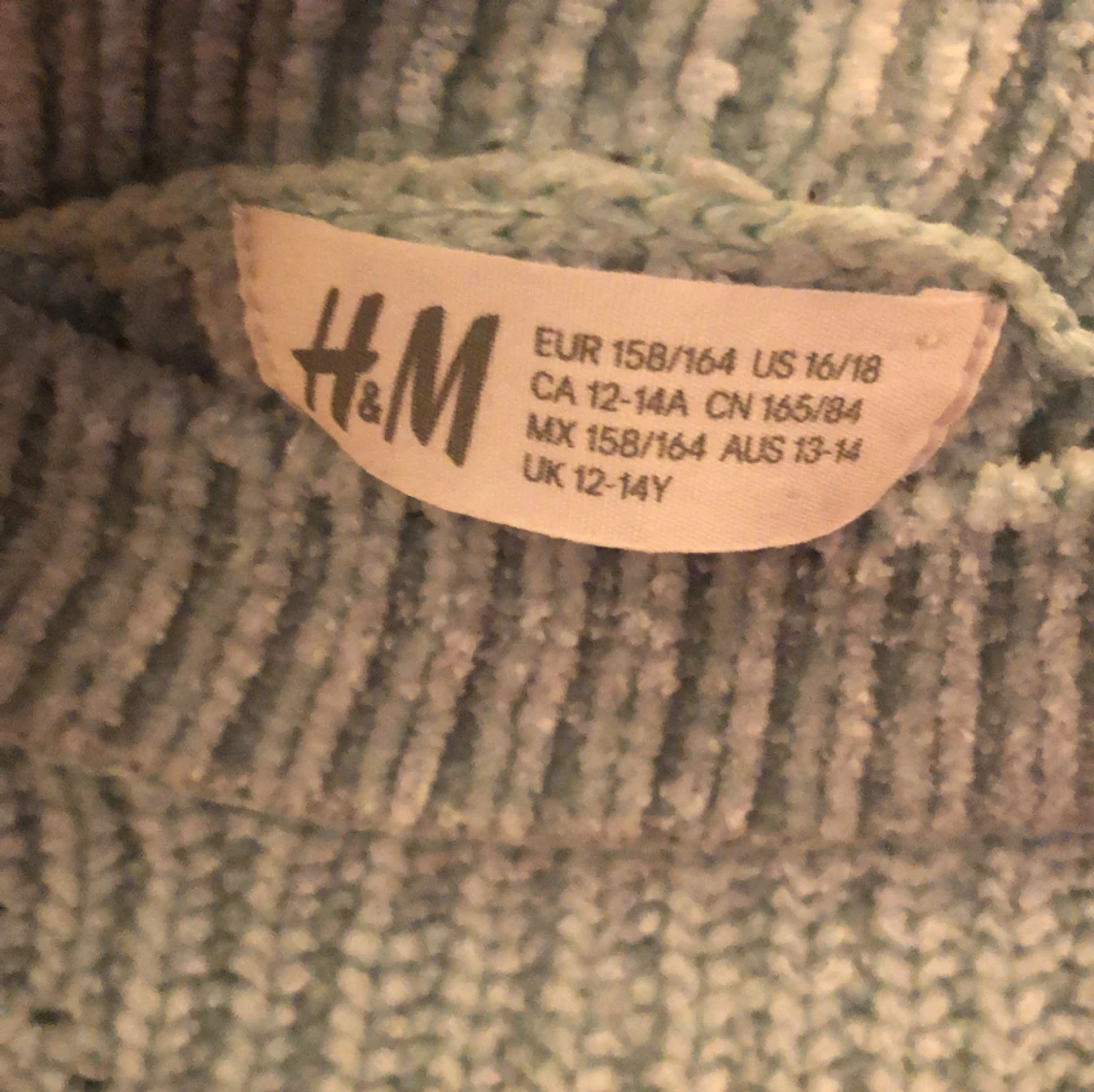 Mintgrön tröja  - 90