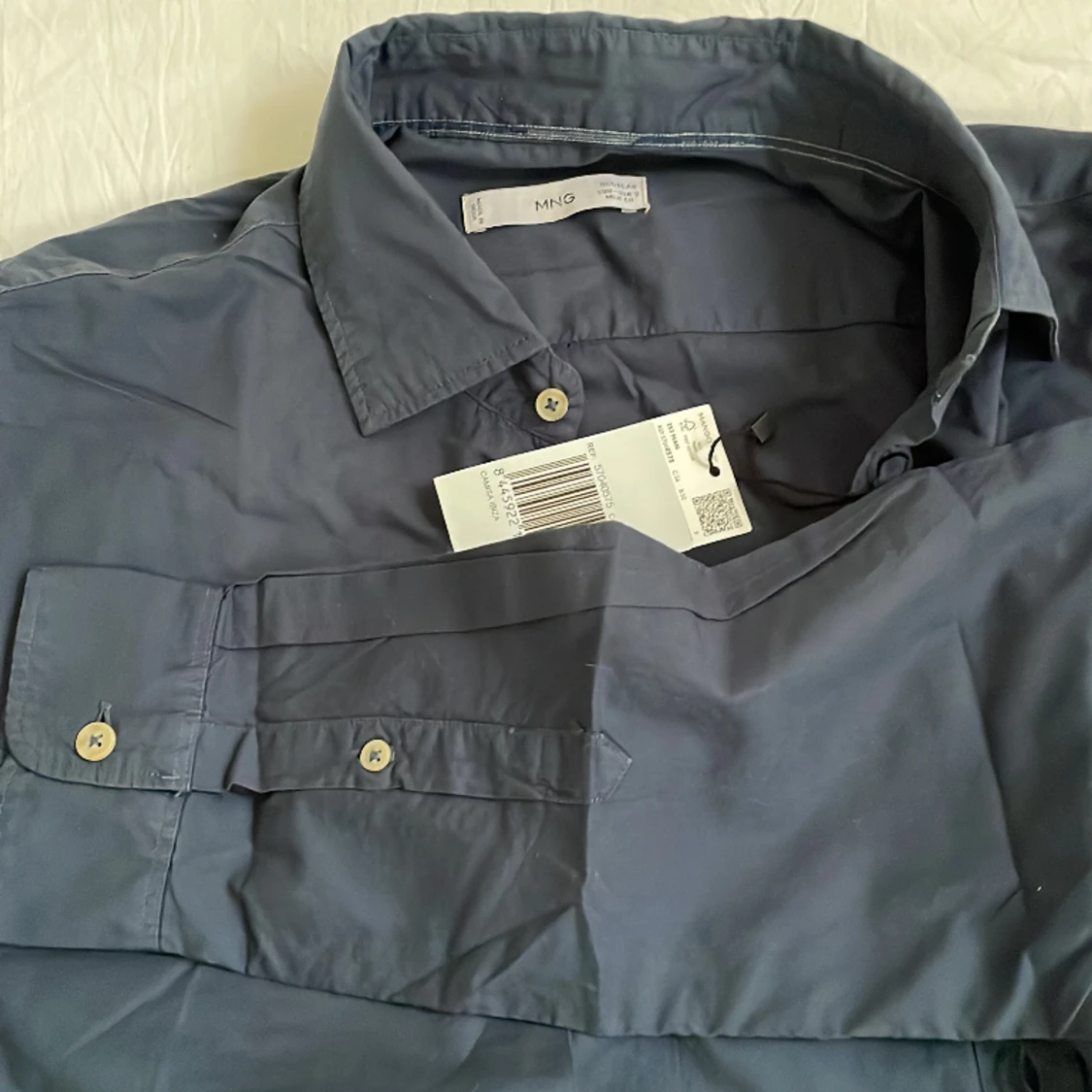 Lätt blå skjorta Mango - 90