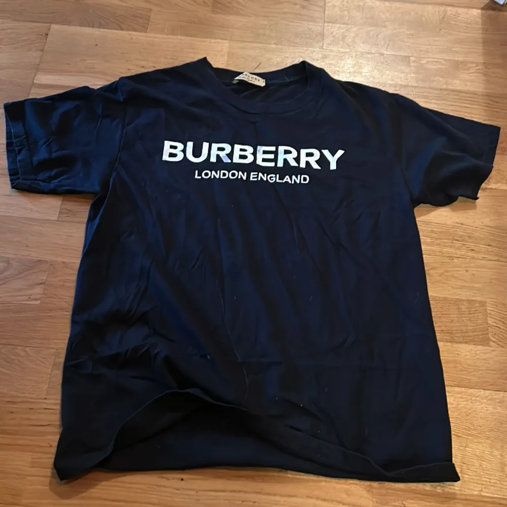 Säljer denna skitsnygga vintage burberry t-shirten då den inte är i min stil. . T-shirts.