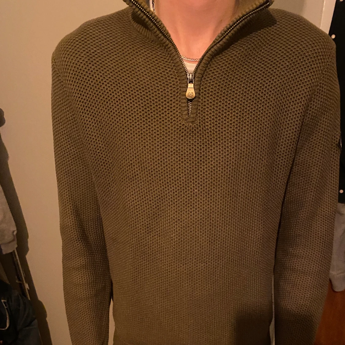 Henri Lloyd half zip mörkgrön