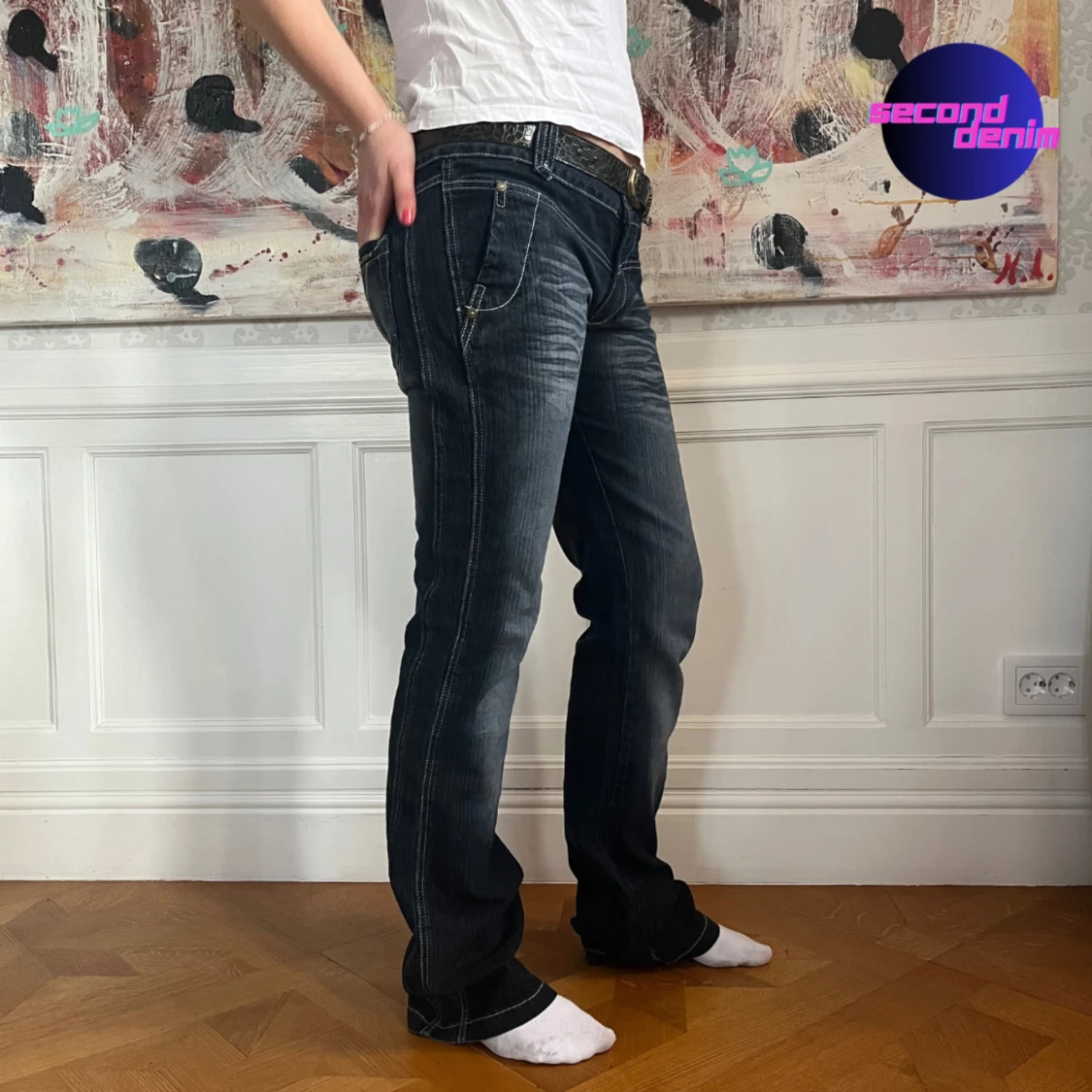 Baggy bootcut jeans - 90