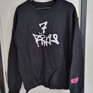 Ariana grande merch - (LIGGER UPPE PÅ ANDRA SIDOR)  Storlek: L Märke: Ariana Grande  Anmärkningar: Kan ej hitta något  7 rings crewneck. Officiall från hennes online store. Använd några gånger. Fint skick, behöver eventuellt rollas. 