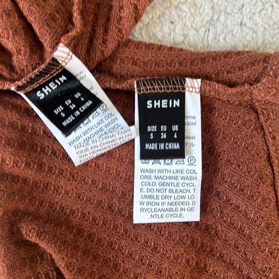 Brun långklänning från Shein - 91