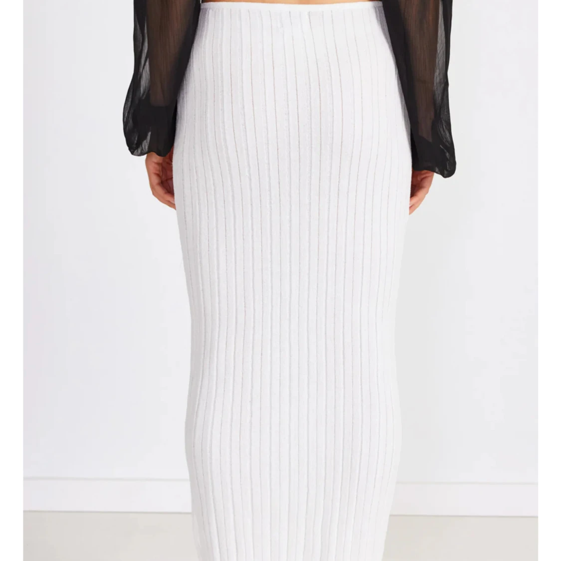 Sndys Baha Ribbed Skirt White - 93
