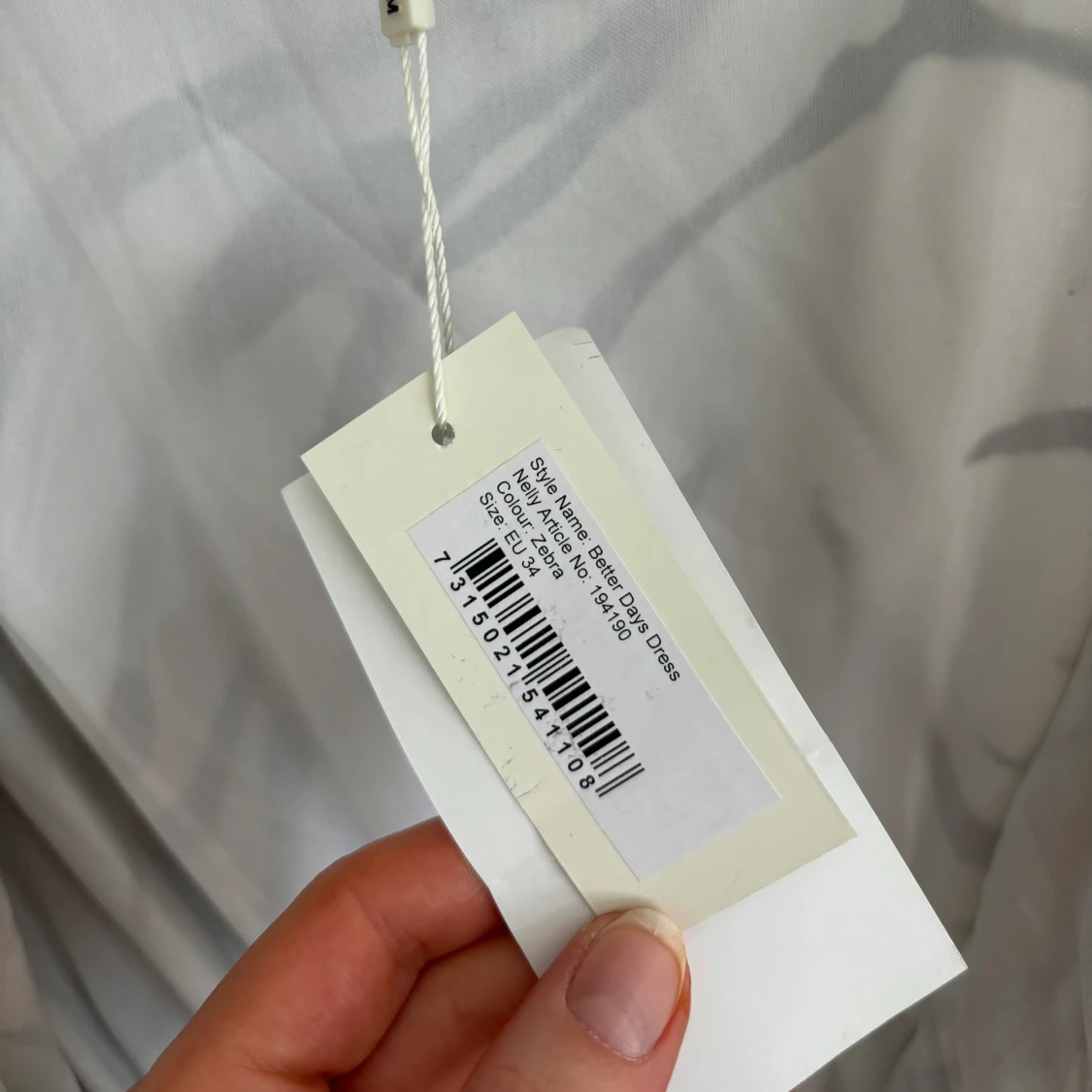 Zebra klänning - 92