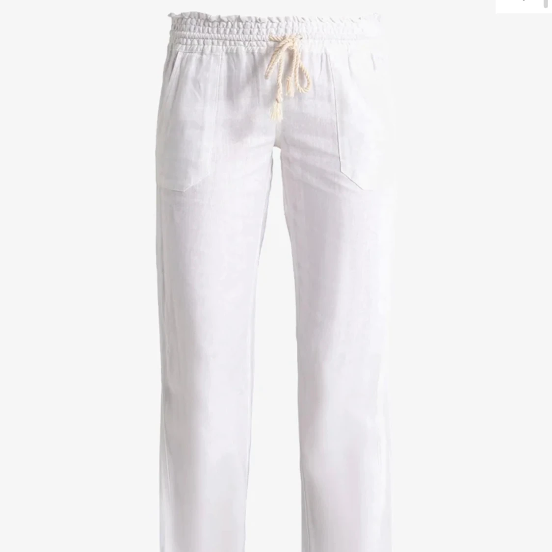 Snygga vita linnebyxor