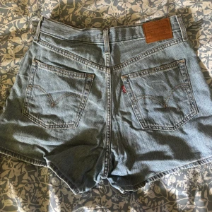 blå Levis shorts - två par levis shorts av samma modell. Säljer för de har blivit för stora, de är i mycket bra skick. Säljer ett par för 50, vid köp av två kostar de 80 :)