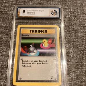 Pokémon kort Base set 2 graderat  - Fint kort   Fler annonser på väg