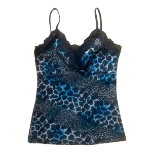 y2k vintage 2000s linne - leopard linne. Storlek M. Men skulle säga mer en S i storlek. ❤️