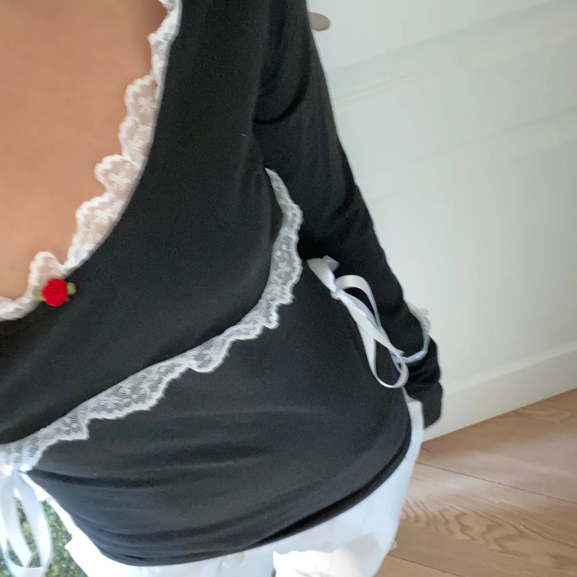 söt svart topp - 90