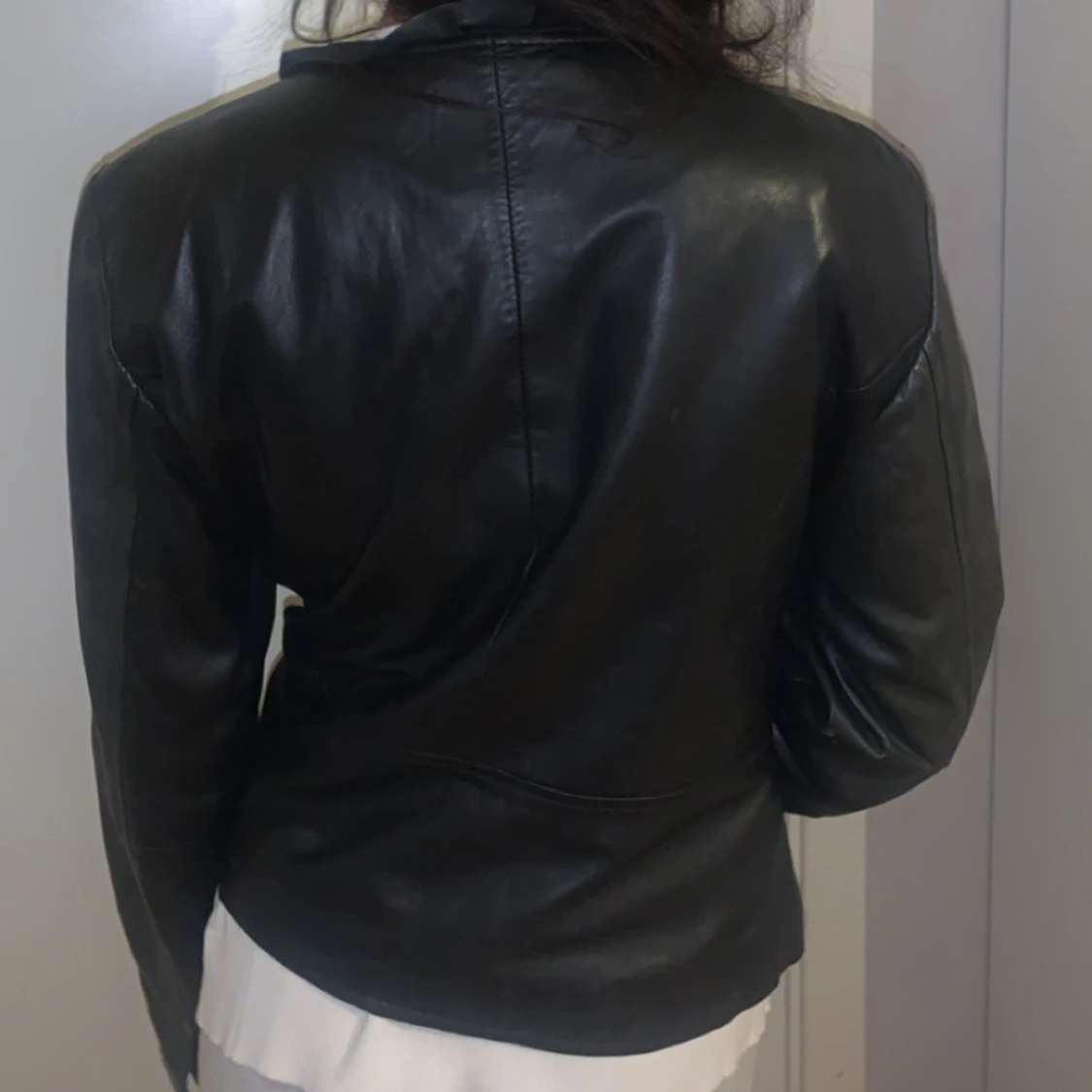 Kello scandinavia vintage svart skinnjacka - 93