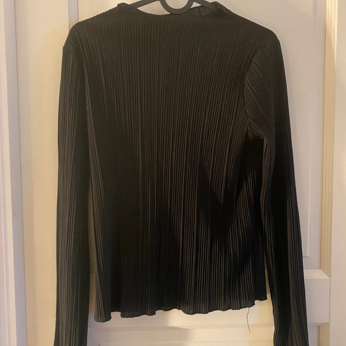 Ribbad långärmad tröja 