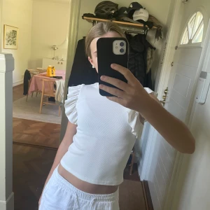 Blus - Jättefin topp med volanger!💕 I nyskick och har nästan aldrig använts💕 Kontakta mig vid intresse!💕