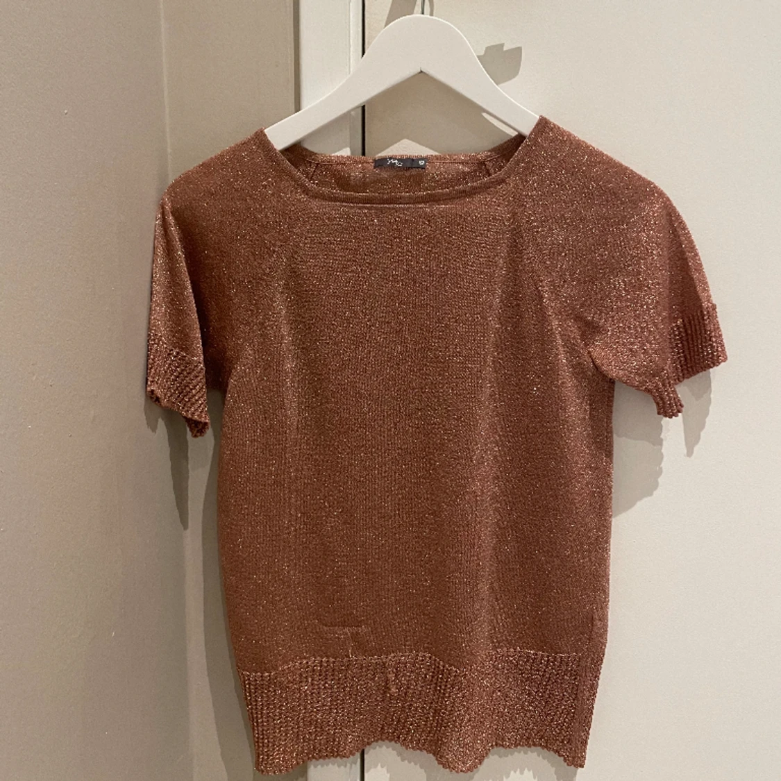 Rosa glittrig tröja  - 90