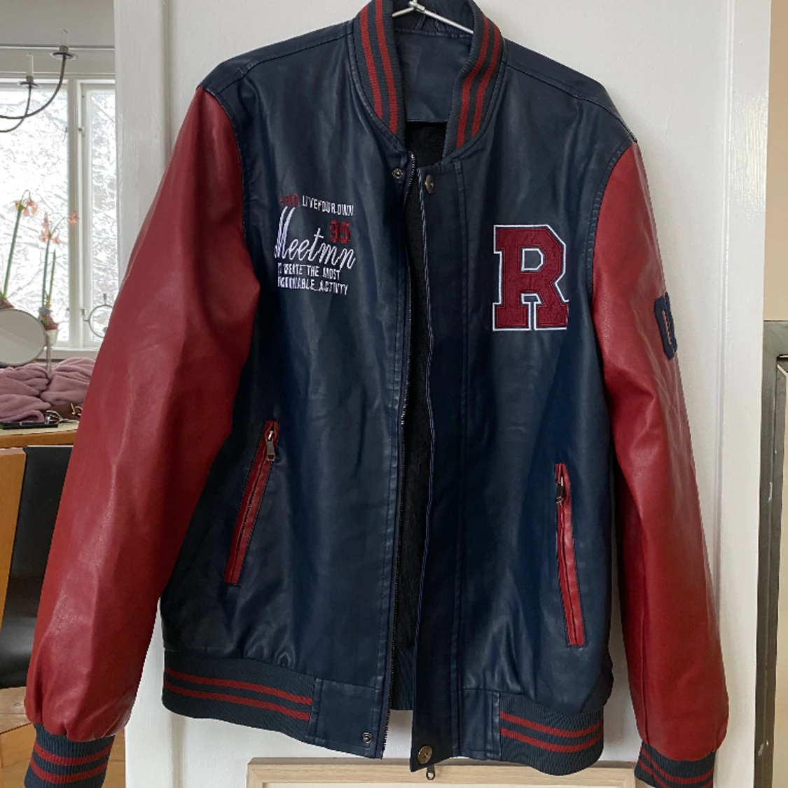 Oversize baseballjacka💓