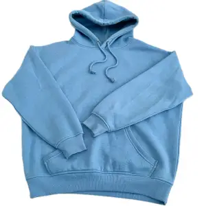 Blå hoodie från bikbok. Andvänd ett fåtal gånger  (ny pris 399)