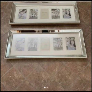 Glas ram - Oanvända fotoramar mått 76x31. Mått på bilderna 10x15. Säljes 500kr/st båda för 900kr