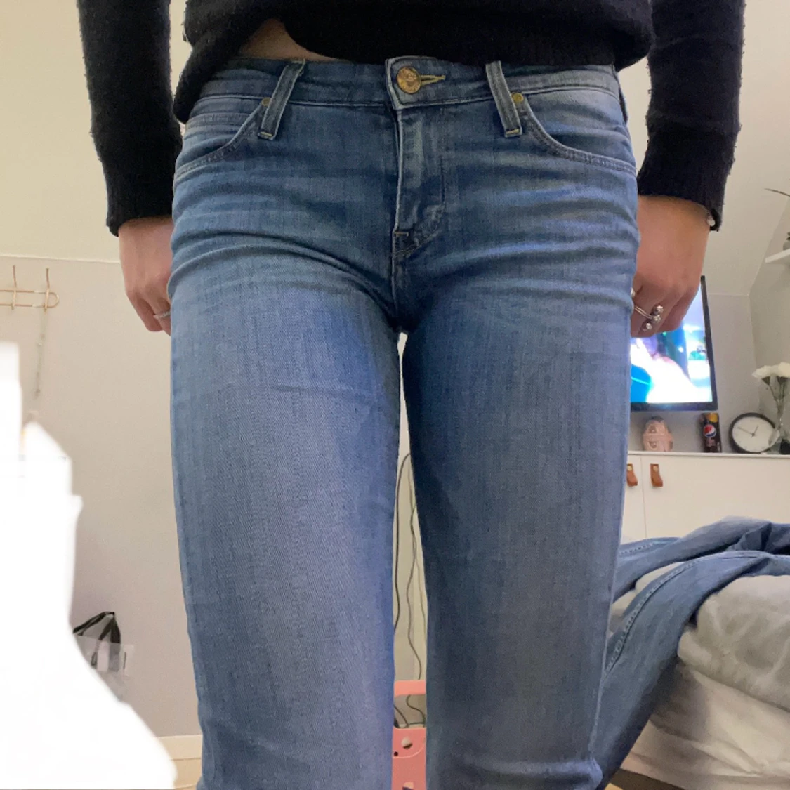 Lågmidjade jeans  - 90