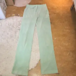Jag säljer min mintgröna byxor för dom kommer ej till användning 