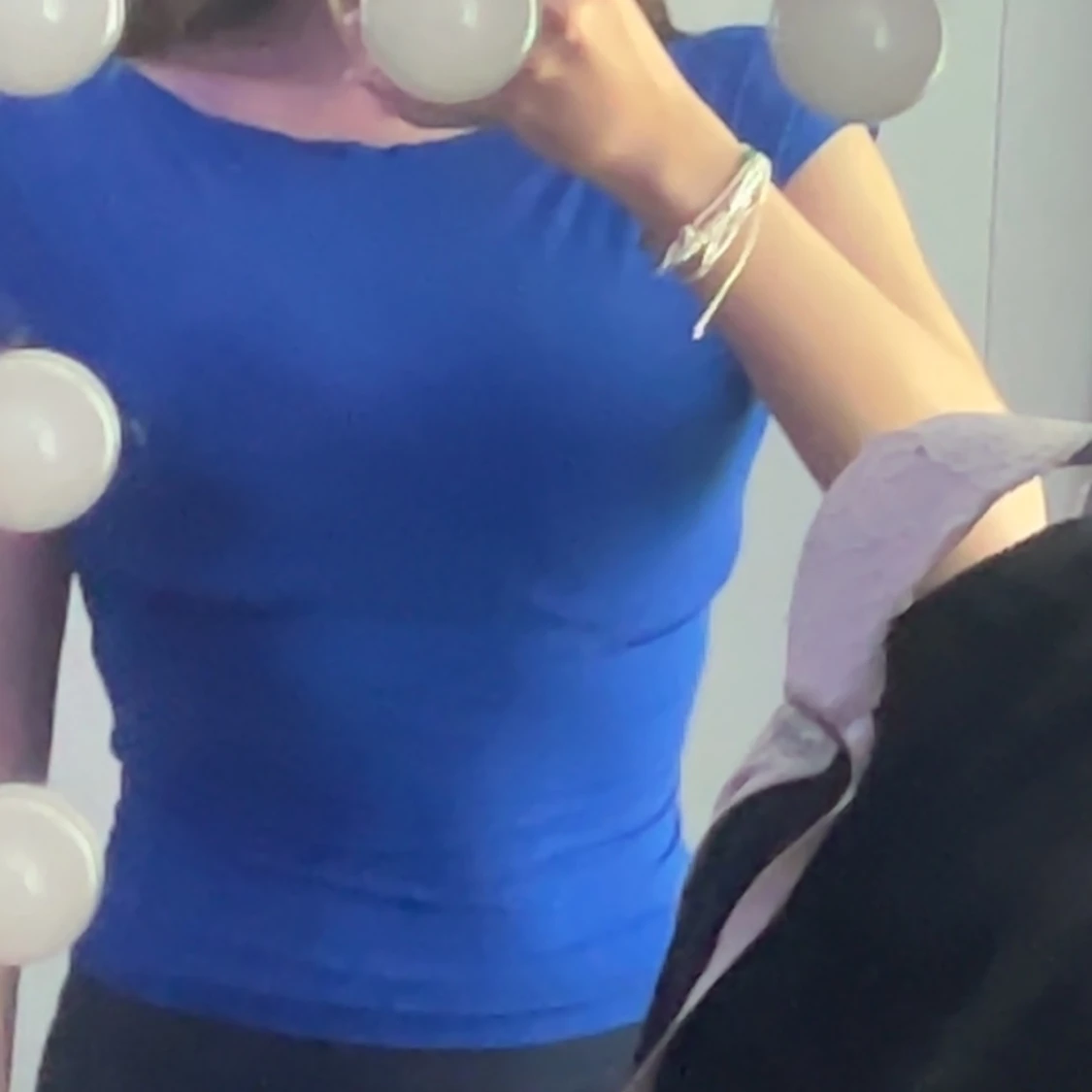 Mörkblå ryglöss tröja  - 90