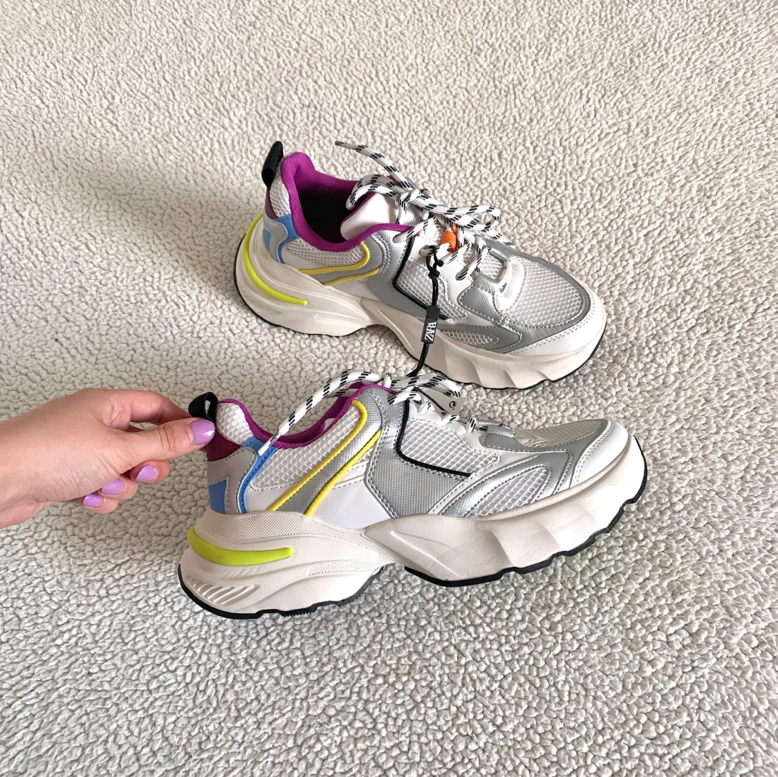 ZARA färgglada sneakers - 91