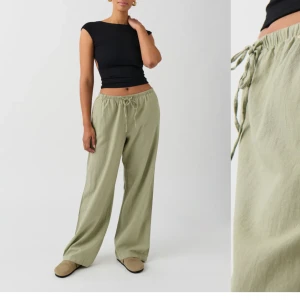 Linnebyxor - Säljer dessa helt slutsålda linnebyxorna från ginatricot, köpta för 399kr och aldrig använda 