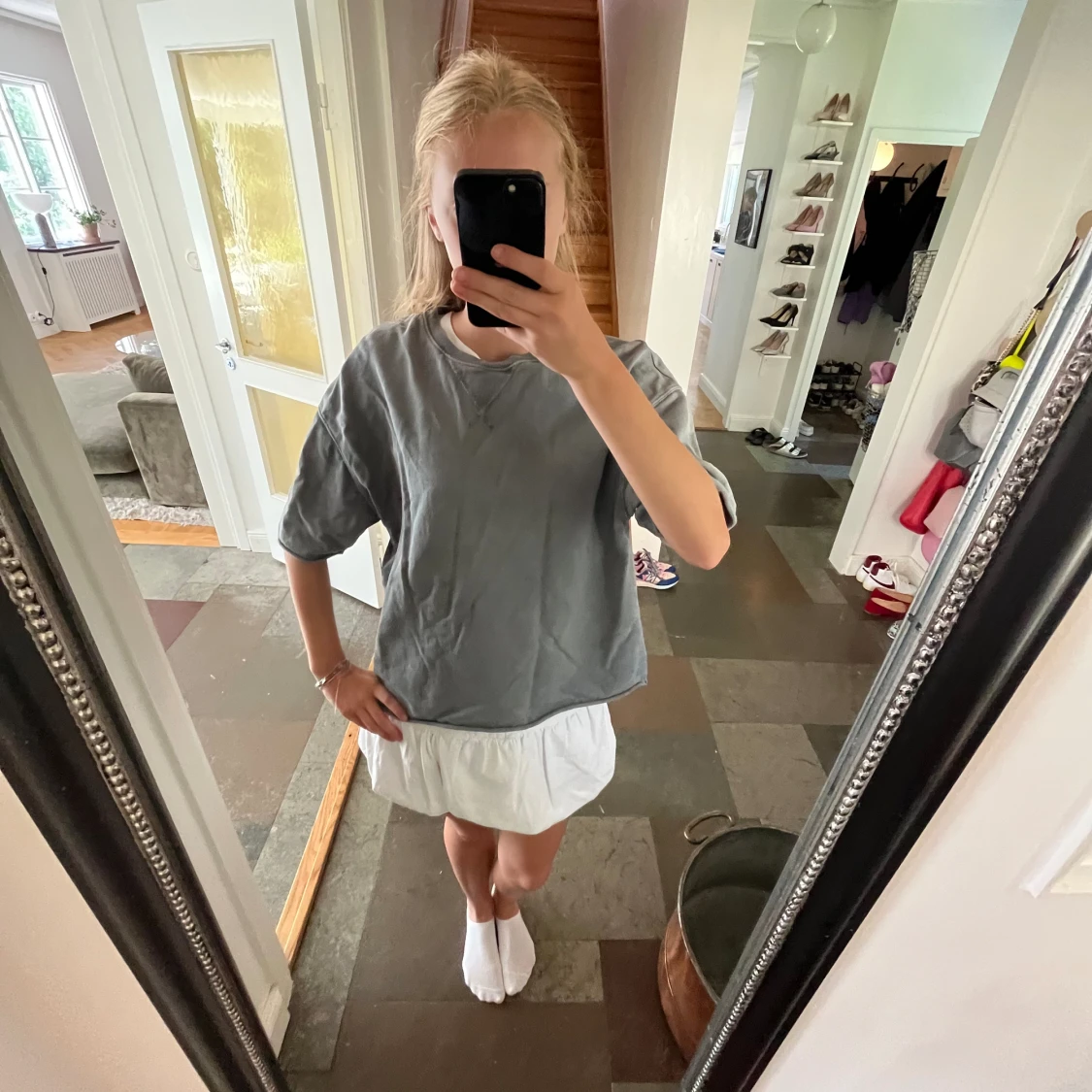 Kortärmad sweatshirt