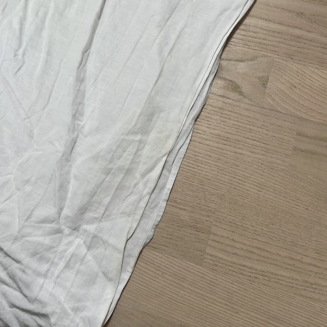 Vit maxikjol linne  - 90