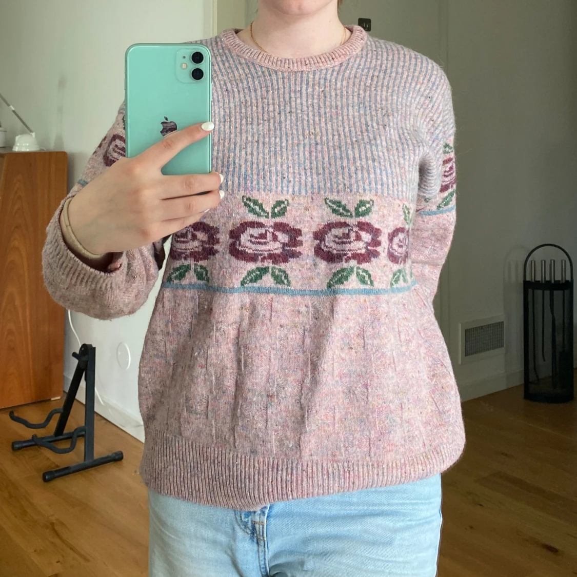 Vintage stickad 🍓 - 90