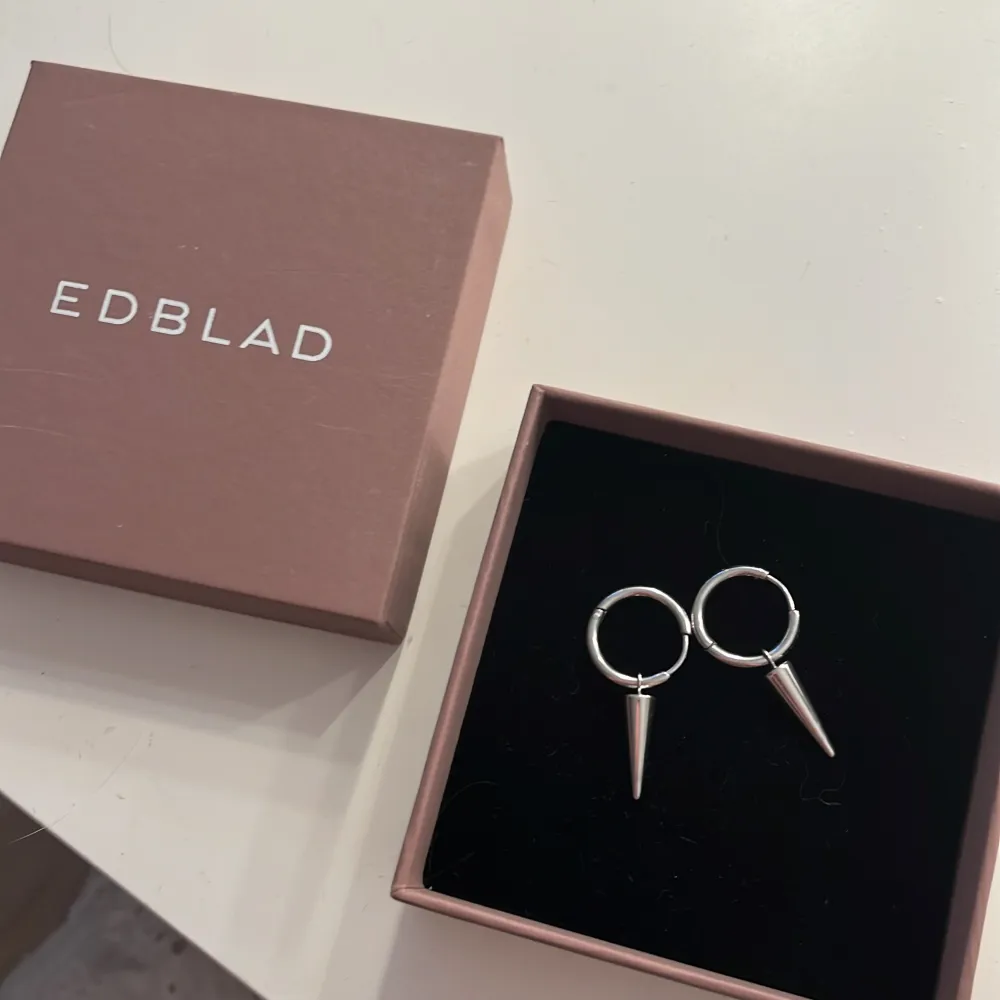 Jättegulliga Edblad örhängen! Använder inte då de är i silver🥲 ni kan skicka andra pris förslag så kanske jag godkänner❤️. Accessoarer.
