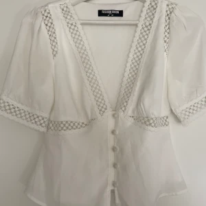 Vit sommartopp - Fint skick! Xs. 