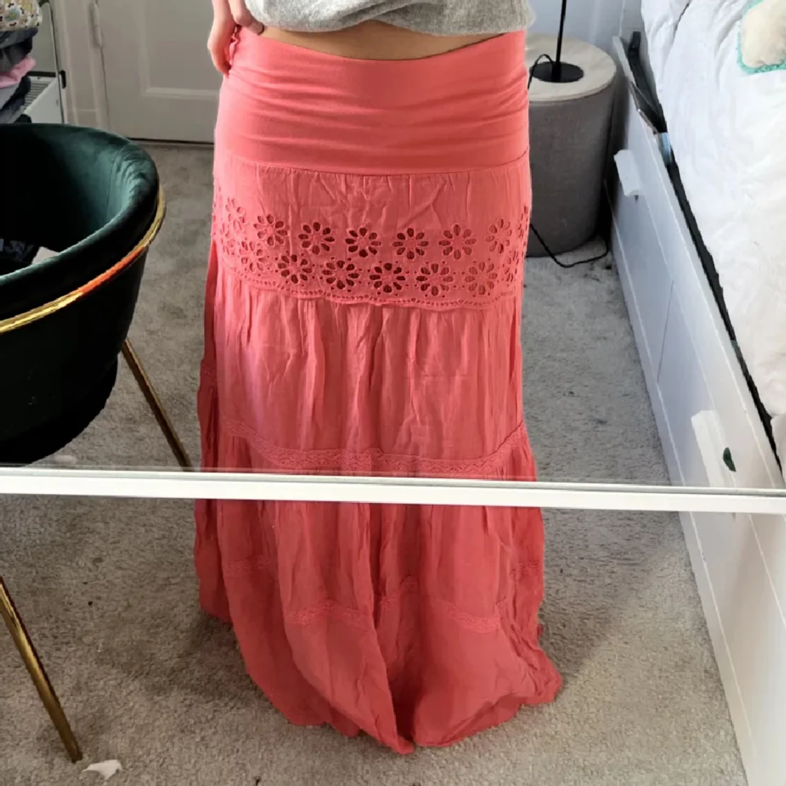 Lågmidjad långkjol - 90