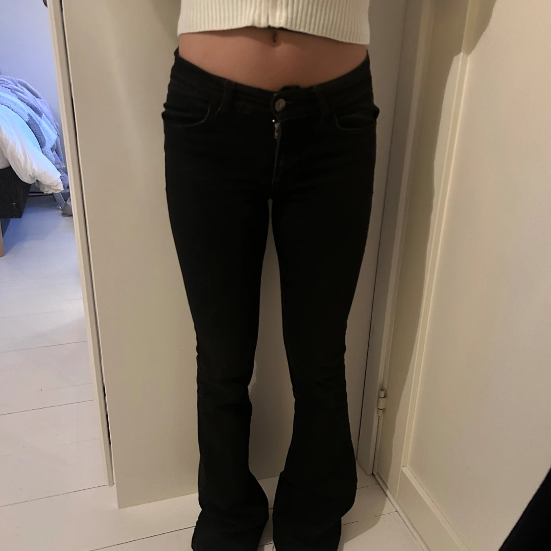 Jätte fina Lågmidjade bootcut jeans  - 90