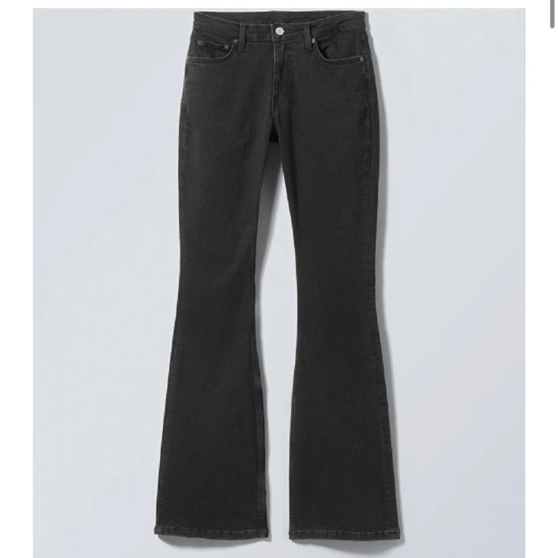 lågmidjade jeans - 90