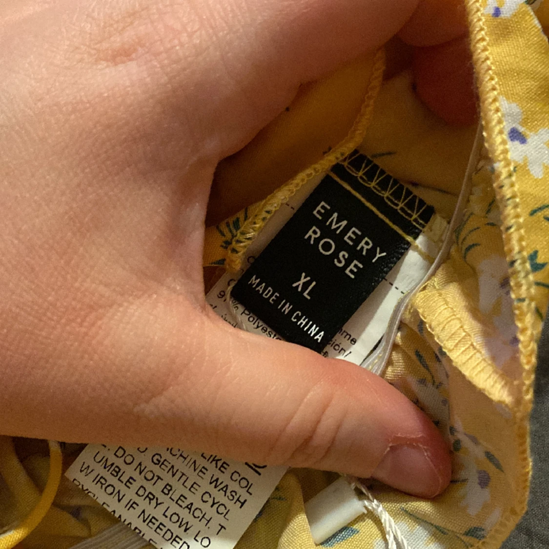 Blommig Croptop Dragsko - 91