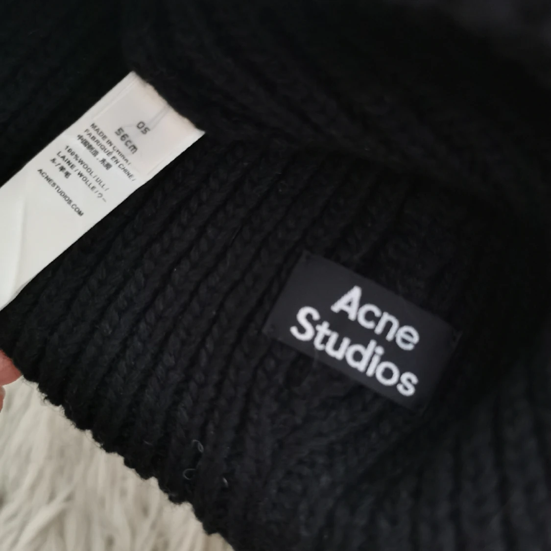 Acne studios pancy mössa svart - 90