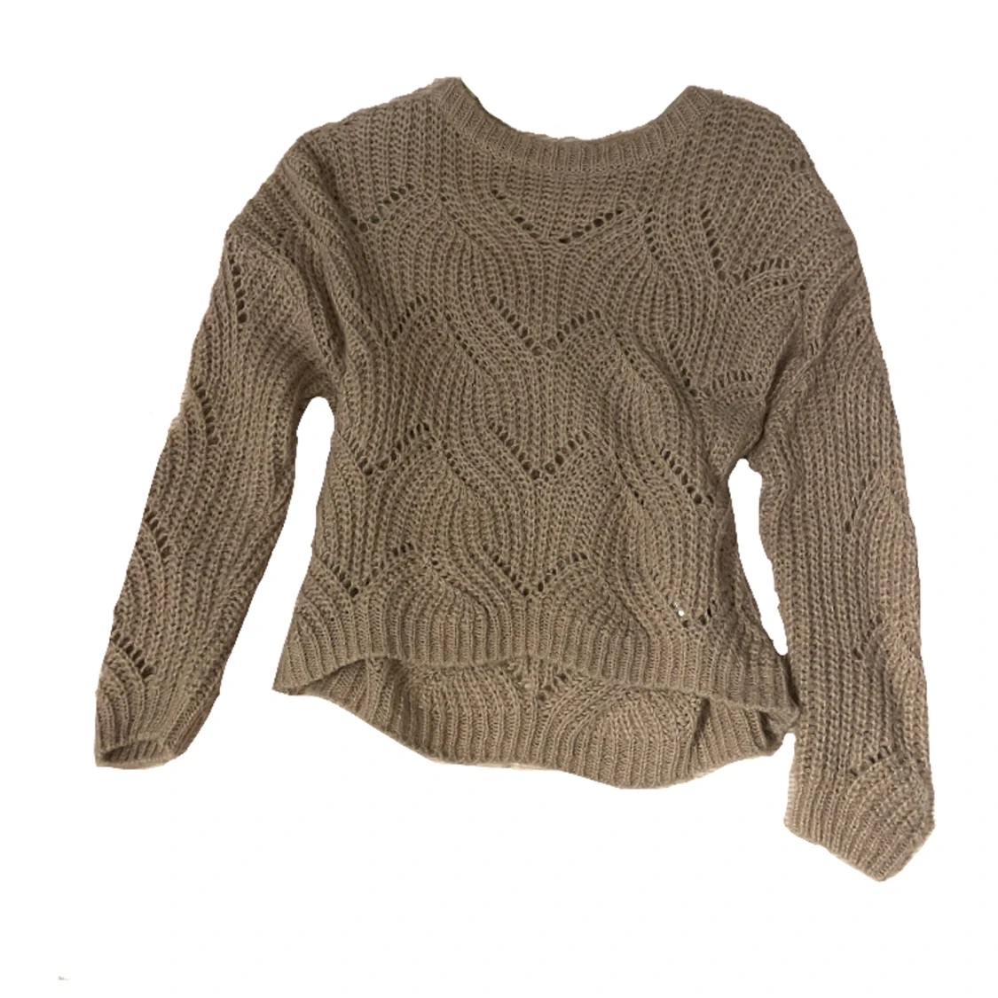 Brun/rosa stickadtröja - 90