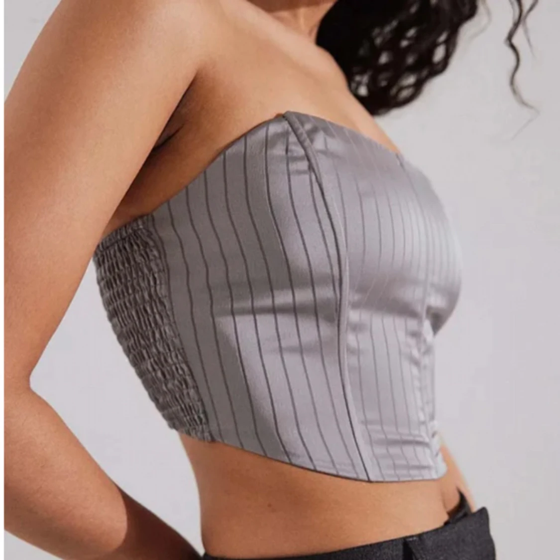 Randig korsettopp - 91